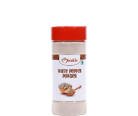 Mirakle White Pepper Powder - Premium Natural Spice for Gourmet Cooking