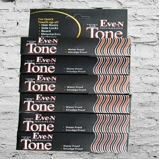 Eve-N Tone Natural Hair Color Stick for Quick Touch-Up Hair Dye Stick Easy to Use Pack Of 6, 42g Black