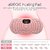 Portable Cordless Heating Pad for Menstrual Cramps Relief, for Stomach, 3-Speed Temperature Adjustment and 4-Speed Massage Modes, Back and Belly Heating Pad for Women Pink Color