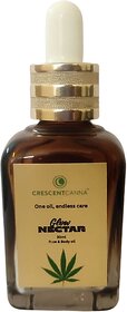 CRESCENTCANNA Glow Nectar Hemp-Infused Face  Body Oil - 30ml