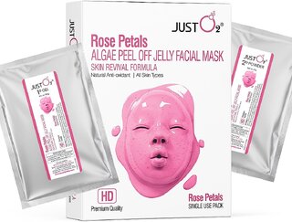 Beauty Relay London Rose Petals Algae Peel Off Jelly Facial Mask Suitable for All Skin Types  125g