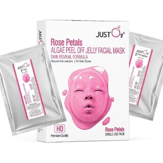 Beauty Relay London Rose Petals Algae Peel Off Jelly Facial Mask Suitable for All Skin Types  125g