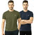 Mens Sports T-Shirt  Breathable Gym  Running Tee Pack of 2