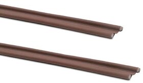Energy Efficient Door Draft Stopper - Durable Brown Bottom Seal pack of 4 pcs