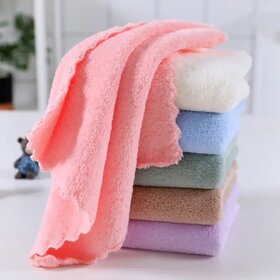 Towel NX Soft Plush Towels - Vibrant Coral Pink  Pastel Collection pack of 6 pcs
