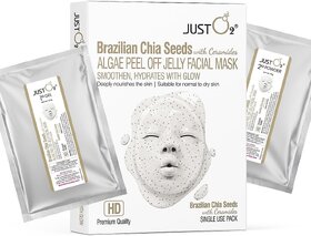 Brazilian Chia Seeds  Algae Peel-Off Jelly Facial Mask  125g