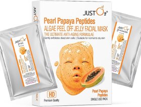 Beauty Relay London Pearl, Papaya  Peptides Algae Peel-Off Jelly Facial Mask  Youthful Skin  125g