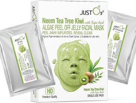 Beauty Relay London Neem, Tea Tree  Kiwi Algae Peel-Off Jelly Facial Mask  125g