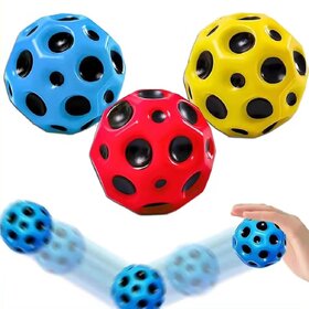 Shopkartz Bouncing Moon Ball Space Ball Toys (Set of 2)