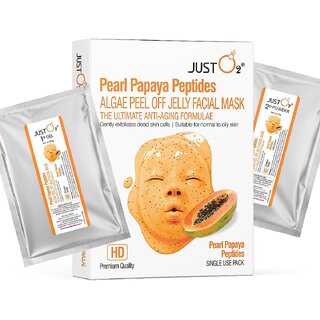Beauty Relay London Pearl, Papaya  Peptides Algae Peel-Off Jelly Facial Mask  Youthful Skin  125g