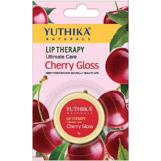 Yuthika Tinted Moisturizing Lip Balm  Cherry Gloss 5g | Cherry Shine | Repairs Dry, Damaged Lips