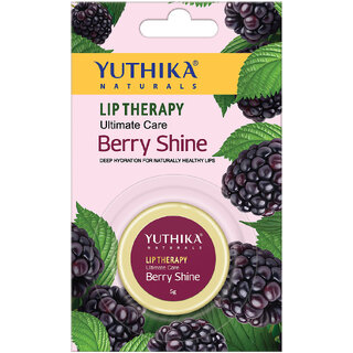 Yuthika Tinted Moisturizing Lip Balm  Berry Shine 5g | Repairs Dry, Damaged Lips