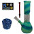Farman Handicrafts 8 Inch Bong Glass Smoking Water Pipe Mix Color Pack of 1