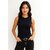 ATLIES Classic Noir Sleeveless Crew Neck Top