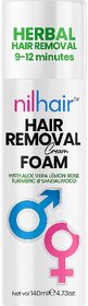 Nilhair Hair Removal Cream For Hair Removal Foam Spray For Men  Women Painless Hair Removal (Pack of 1)