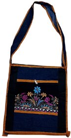 Stecrafty denim sling bag for men and women Waterproof Multipurpose Bag (Blue, 8.7 L)