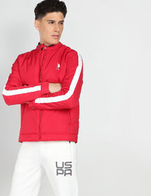 U.S. Polo Assn Contrast Stripe Polyester Jacket