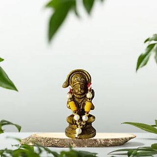 Pawanputra Hanuman Brass Idol  Guardian of Faith  Bravery