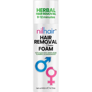 Nilhair Hair Removal Cream For Hair Removal Foam Spray For Men  Women Painless Hair Removal (Pack of 1)