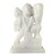 Small White Marble Hanuman Idol  Handcrafted Spiritual Home Dcor Statue