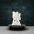 Small White Marble Hanuman Idol  Handcrafted Spiritual Home Dcor Statue