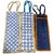 Blue Premium Cotton Bottle Handmade Bag For Men  Women (Pack of 3)