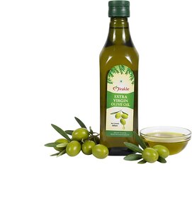 Mirakle Extra Virgin Olive Oil - Premium Cold Pressed Pure Olive Oil for Healthy Cooking