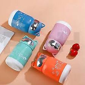 BIYANKA Lucky Cay Cup Glass Bottle for Children's - Pack of 1