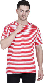 Life Dream Mens Multicolor Solid Cotton Blend Round Neck T-Shirt