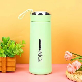 400ml Glass Water Bottle with Silicone Sleeve Reusable Leak-Proof Bottle For Men Women Travel-Friendly, Eco-Friend