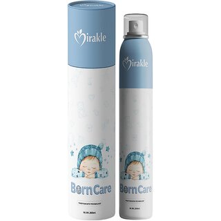 Born Care Rash Protective Spray Oil - Gentle Baby Skincare with Coconut Oil