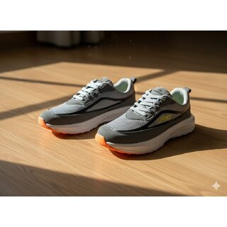 Men's Running Shoes - Breathable Cushioned Athletic Sneakers