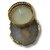 100 Real Scented Candle Holder With (Agate Gold Opulence T-Light) Base
