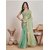 Fendy Green Two Tone Chiffon Saree