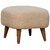Boucle Cream Square Footstool