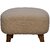 Boucle Cream Square Footstool