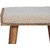 Boucle Cream Tray Style Footstool