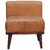 Tan Buffalo Backrest Footstool