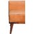 Tan Buffalo Backrest Footstool