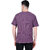 Life Dream Mens Purple Digital Print 100% Cotton Round Neck T-Shirt