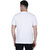 Life Dream Mens White Badge Cotton Blend Round Neck T-Shirt