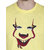 Life Dream Mens Yellow Solid Cotton Blend Round Neck T-Shirt