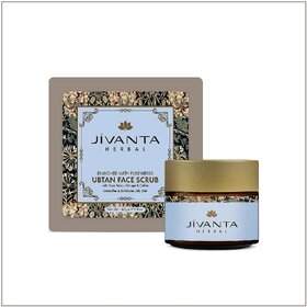 Jivanta Herbal Ubtan Face Scrub for All Oily Skin  Lightens Skin Tone, Removes Dead Cells  Tan with Deep Exfoliate