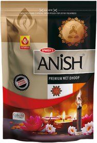SPARSH AROMATICS Anish Premium Wet Dhoop Incense Sticks  Long-Lasting Aroma for Home, Pooja  Meditation  Burns 50-55