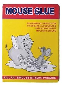 BIYANKA Mouse Glue Pad Insect Rodent Lizard Trap Rat Catcher Adhesive Sticky Glue Pad, Non Poisonous, Non Toxic, Odourle