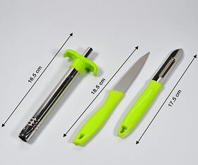 Lighter Cum knife and peeler.