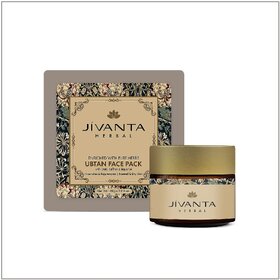 Jivanta Herbal Ubtan Face Pack Powder for Dry/Normal Skin  Fights Acne, Brightening Depigmentation  Tan Removal