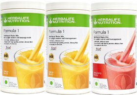 Weight Loss Combo Pack Formula 1 Shake Mix Flavor ( 3*500G )