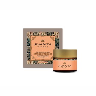 Jivanta Herbal D-Tan Body Polisher 60g  Tan Removal Scrub Radiant Glow D-Tan Scrub for Body  All Skin Types