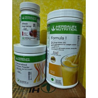 F 1 WEIGHT LOSS COMBO MANGO SHAKE AFRESH KASHMIRI KHAWA PARTEIN POWDER 200GM